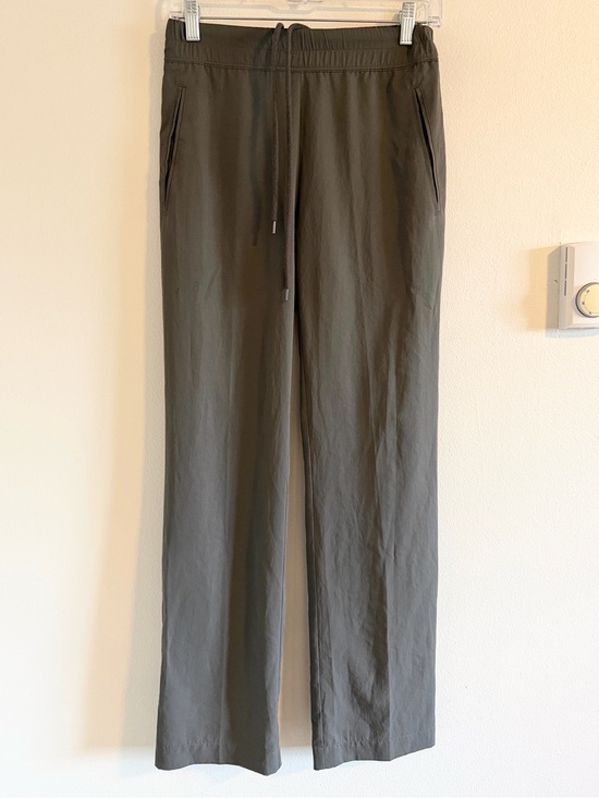 James Perse Pants - James Perse Monterey Pull On Trouser Pants Women's 0 XS Olive Green Drawstring